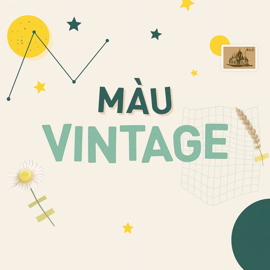 Bảng Màu Vintage: Gợi Ý Mã Màu Cổ Điển Đầy Cảm Hứng